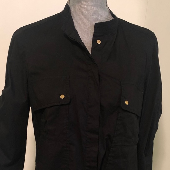 TORY BURCH “AARON” POPLIN SHIRT SIZE 6 - Picture 6 of 8